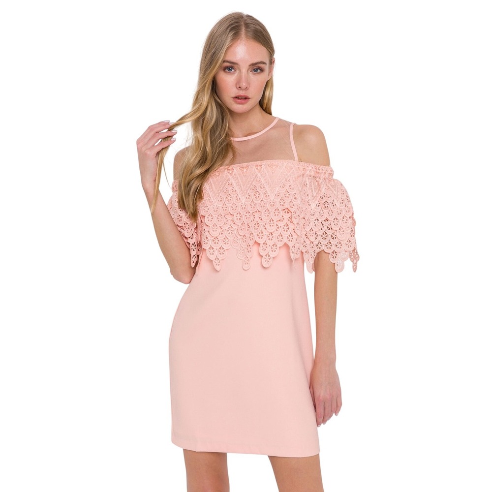 Endless Rose Off Shoulder Lace Dress, NWT Party,‎ Cocktail, Wedding Guest Small